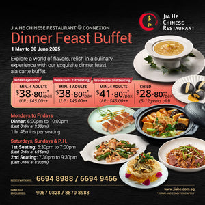 Jia He Chinese Restaurant Buffets-Weekday Lunch Dim Sum Galore, Dinner Feast Buffet