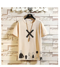 Short Sleeve T Shirt Men Summer High Quality Tshirt Top Tees Classic Brand Fashion Clothes Plus Size M-5XL O NECK Streetwear Tee