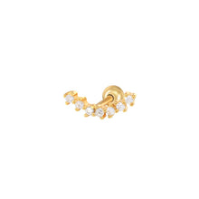 CANNER 1PC Real 925 Silver Stud Earring Small Zircon Earrings For Women Ear Bone Nail Lip Piercing Body Wedding Gifts Jewelry