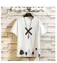 Short Sleeve T Shirt Men Summer High Quality Tshirt Top Tees Classic Brand Fashion Clothes Plus Size M-5XL O NECK Streetwear Tee