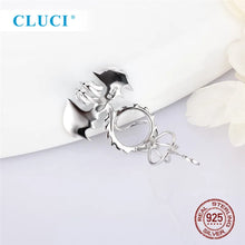 CLUCI Silver 925 Dragon Charms Pendant Jewelry for Women Real 925 Sterling Silver Charms Pendant Pearl Locket Jewelry SC072SB