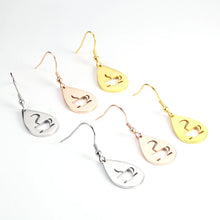 Stainless Steel Handmade Small Teacup Alice In Wonderland Tea Party And Saucer Lovers Drop Earrings Jewelry Gifts