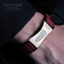 Power Ionics 3000ions/cc Ironman Titanium Germanium F.I.R Carbon Fiber Bio Golf Watch Bracelet Wristband Free Lettering Gifts