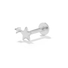 CANNER 1PC Real 925 Silver Stud Earring Small Zircon Earrings For Women Ear Bone Nail Lip Piercing Body Wedding Gifts Jewelry