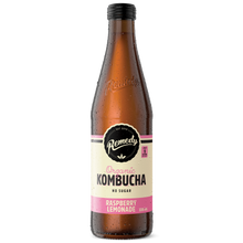 Remedy Organic Kombucha - Raspberry Lemonade 12 x 330ml Bottles in a Carton