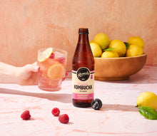 Remedy Organic Kombucha - Raspberry Lemonade 12 x 330ml Bottles in a Carton