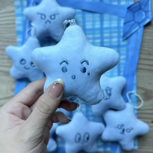 2025 Korean Wave New MARK DoYoung HAECHAN TAEYONG Keychain Blue Keychain Plush Pendant Bag Pendant Accessories Fan Support Gift