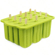 Popsicles Mold Reusable Easy-Release Silicone Homemade Maker Ice Pop Mold Trays with 50 Popsicle Sticks Summer Gifts