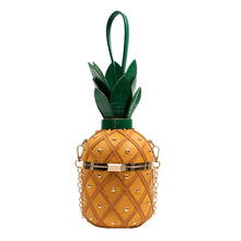 Women Bag 2023 Fashion Cute Pineapple Design Shoulder Bag Originality Design Ladys Crossbody Bag Metal Chain Handbag