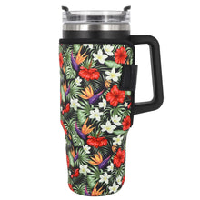 Reusable Neoprene Insulated Sleeves Cup Holder Idea for 40oz Tumbler Cup with Handle(Only Cup Sleeves)
