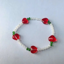 2022 Korean Wave New  Han Ji-Sung、한지성 Same Red Love Necklace Rice Beads Fashion Accessories INS Fashion Women's Jewelry