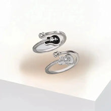 Korean Guitar Ring Adjustable Opening Jewelry Accessories Gift