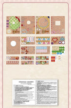 Alice Tea Party Music Box DIY Wooden 3D Puzzle Model Building Kits with Rotating Table Princess Gift for Girls Birthday