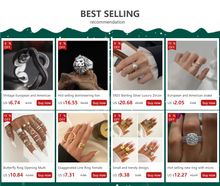 Korean version of ring for women wholesale color zircon niche design, light luxury, sweet and cool style, versatile open ring