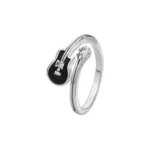 Korean Guitar Ring Adjustable Opening Jewelry Accessories Gift