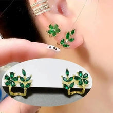 925 Silver Needle Korean Fashion Colorful Cube Crystal Earrings For Women Jewelry 2024 Trending New Sweet Zircon Stud Earrings