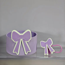 Cute Bow Silicone Boot Bottom Sleeve Cover for Stanley Tumbler Cup Protection Case 10mm Straw Covers Cap For Stanley Cup