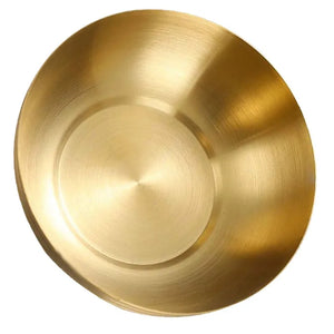 Bowl Large Metal Bowl Salad Bowl Japanese Soup Bowls Gold Home Soup Bowl Fruit Dish Round Metal Bowl Stainless Steel