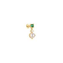 CANNER 1PC Horse Eye Heart-shaped Flat Head Cartilage Piercing Stud Earring Women 925 Sterling Silver Geometric Zircon Earring