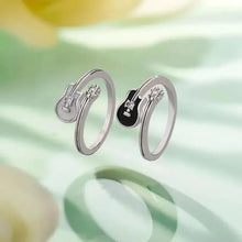 Korean Guitar Ring Adjustable Opening Jewelry Accessories Gift
