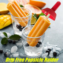 Dirtiness Free Anti-drip Tray Double Popsicle Protectors Drip Proof Popsicle Holder Anti-flow Ice Pop Guard Ice Cream Bracket