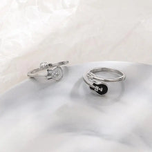 Korean Guitar Ring Adjustable Opening Jewelry Accessories Gift