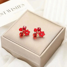 925 Silver Needle Korean Fashion Colorful Cube Crystal Earrings For Women Jewelry 2024 Trending New Sweet Zircon Stud Earrings