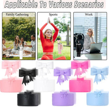 9pcs Tumbler Cup Accessories Set Includes Spill Proof Stopper Straw Bow Charm Chain Silicone Boot Straw Cover for Stanley Cup