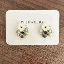 925 Silver Needle Korean Fashion Colorful Cube Crystal Earrings For Women Jewelry 2024 Trending New Sweet Zircon Stud Earrings