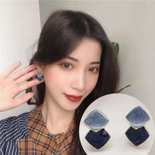 925 Silver Needle Korean Fashion Colorful Cube Crystal Earrings For Women Jewelry 2024 Trending New Sweet Zircon Stud Earrings