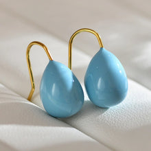 Color Drop Oil Earrings Simple Design with Light Luxury High Sense of Women's Accessories Drop Ear Accessories Wholesale
