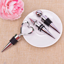 1pc Decorative Elegant Heart Shape Wine Bottle Stopper, Red Wine Storage Twist Cap, Sealed Plug For Wedding Party