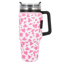 Reusable Neoprene Insulated Sleeves Cup Holder Idea for 40oz Tumbler Cup with Handle(Only Cup Sleeves)