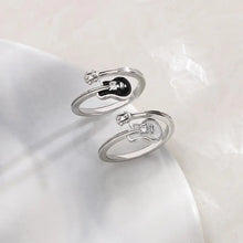 Korean Guitar Ring Adjustable Opening Jewelry Accessories Gift