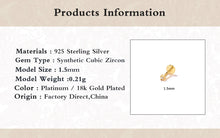 1PCS Piercing Earrings 925 Sterling Silver Stud Earring For Women Bling Zircon 1.5MM/2MM/2.5MM Cartilage Pendientes Fine Jewerly