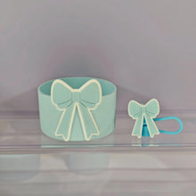 Cute Bow Silicone Boot Bottom Sleeve Cover for Stanley Tumbler Cup Protection Case 10mm Straw Covers Cap For Stanley Cup