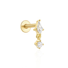 CANNER 1PC Real 925 Silver Stud Earring Small Zircon Earrings For Women Ear Bone Nail Lip Piercing Body Wedding Gifts Jewelry