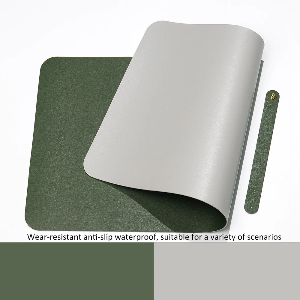 Home Office Large Mouse Pad Gamer Waterproof PU Leather Desk Mat Computer Mousepad Keyboard pad Table Cover gaming mouse pad