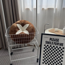 Thickened Cushion with Tomato-Shaped Pillow Vegetable Mushroom Persimmon Round Cushion Pad for Window Seat Pillows for Bedroom