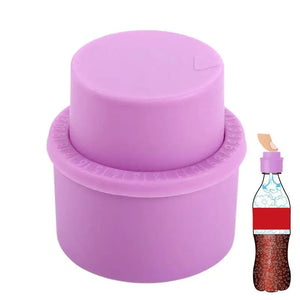 Soda Saver Lids Bottle Top Carbonated Keeper Cola Cork Stopper Soda Pressure Caps Inflatable Soda Sealer Fizzy Drink