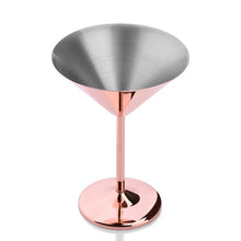 Stainless Steel Martini Cocktail Glass High Base Wine Glass Unbreakable Wine Glass Metal Bar Champagne Glass