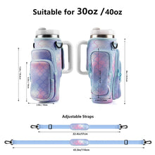 1pc Crossbody Bag Insulated Water Bottle Cover Sleeve for Stanley Cup Anti-fall 30oz/40oz Tumbler Protective Carrier Pouch Strap