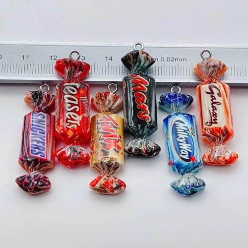Cute Chocolate Candy Charms for Jewelry Making Diy Earring Bracelet Pendant Accessories Findings Phone Making Wholesale Bulk