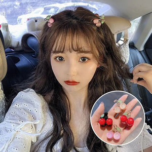 1PC Korean Kawaii Cute Cherry Hair Pins For Women Girls Kids Hai Clips  Headband Hair Accessories Headwear BB Barrettes Gifts