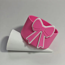 Cute Bow Silicone Boot Bottom Sleeve Cover for Stanley Tumbler Cup Protection Case 10mm Straw Covers Cap For Stanley Cup