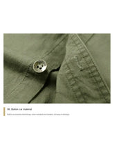 Summer Short Sleeve Shirt Men 100 Cotton Refreshing Breathable Sweat Absorbing Shirt Climbing Work Clothes Pocket Fishing Shirt