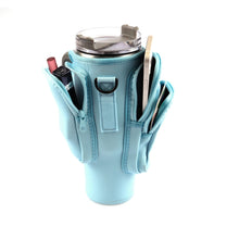 1pc Crossbody Bag Insulated Water Bottle Cover Sleeve for Stanley Cup Anti-fall 30oz/40oz Tumbler Protective Carrier Pouch Strap