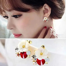 925 Silver Needle Korean Fashion Colorful Cube Crystal Earrings For Women Jewelry 2024 Trending New Sweet Zircon Stud Earrings
