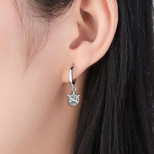 925 Sterling Silver Crystal Star Charm Stud Earrings For Women 2020 Grils Kids Wedding Gift Female pendientes mujer moda