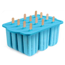 Popsicles Mold Reusable Easy-Release Silicone Homemade Maker Ice Pop Mold Trays with 50 Popsicle Sticks Summer Gifts